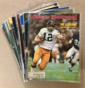 Sport Illustrierte Zeitschriften 15 LOT (1960er - 70er Jahre) NFL Football Hüllen GUT - Bild 1 von 3