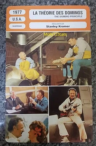 US Thriller Movie The Domino Principle Gene Hackman French Film Trade Card  - Picture 1 of 1