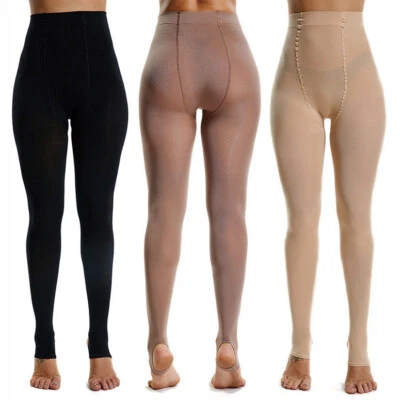 Women Stretchy Stockings Tights Men Plus Size Club Dance Warm Pantyhose Bodyhose - Image 1 of 4