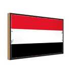Holzschild Holzbild 20x30 cm Jemen Fahne Flagge Geschenk Deko