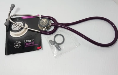 3M Littmann Classic III Monitoring Stethoscope, Plum, 5831 - image 1 of 4