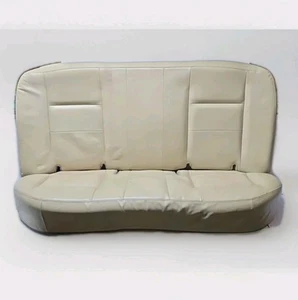 Camel Vinyl Ford Crown Victoria P71 CVPI Rear Bench Seats COVERS ONLY Police Int - Picture 1 of 19