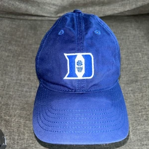 Vintage Duke Blue Devils Basketball Stretch verstellbare Mütze Kappe Legacy 1992 - Bild 1 von 3
