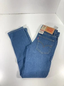 Levis 511 Jeans Youth Boys Size 10 25X26 Blue Denim Stretch Flex Slim Fit NWT - Picture 1 of 13