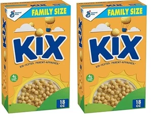 Kix Whole Grain Breakfast Cereal,Crispy Corn Cereal Puffs,(Select Pack)18 oz - Picture 1 of 6