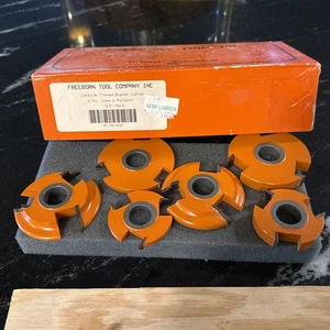 Freeborn Tool Cope & Pattern Shaper Cutter 6 pc 3/4" Bore Set - MC-50-030 - Picture 1 of 13