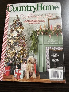 Country Home Magazine Winter 2024 It's A Wonderful Life More Is Merrier -NEW - Picture 1 of 3