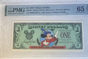 1997 1 $ Block D-A Disney World PMG 65 - Bild 1 von 2