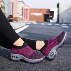 Women's Orthopedic Sport Sneakers Air Cushion Diabetic-Running Walking Shoes - Picture 1 of 24