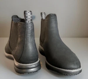 UGG MEN’S UNION CHELSEA WEATHER 1112362 BLACK SIZE 11 BOOTS WATERPROOF LEATHER - Imagen 1 de 14