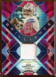 2023 Panini Spectra Brilliance Materials Neon Pink #8 Dak Prescott 06/15 - Bild 1 von 3