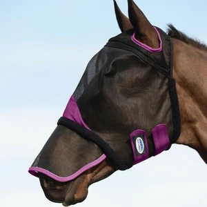 Weatherbeeta Comfitec Durable Mesh Fly Mask With NOSE ONLY 60% UV Block NEW - Picture 1 of 2
