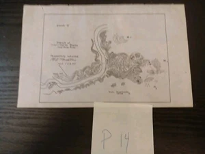 1901 Insurrecto Bamo US Philippines Insurgency War Army Sketch Map Diagram - Picture 1 of 2