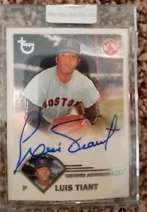Red Sox Luis Tiant 2003 Topps Retired Signature Edition Card-Slabbed - Picture 1 of 4