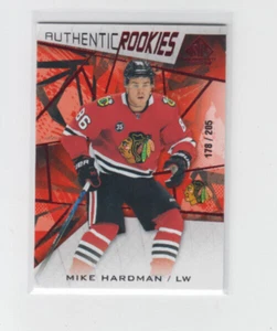 21/22 SP Game Used Chicago Blackhawks Mike Hardman Red RC card #146 Ltd #178/205 - Bild 1 von 2