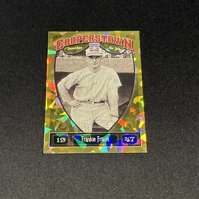 2013 Panini Cooperstown Collection Gold Crystal Shard /299 Frankie Frisch HOF - Image 1 of 4