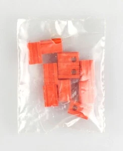 Muffen, eckig, 10 Stück, orange, top! - Bild 1 von 1