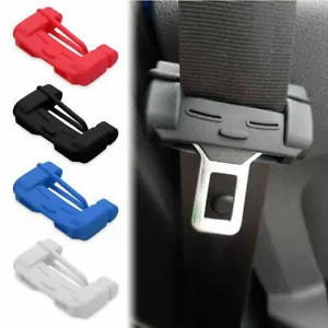 4x Car Seat Belt Buckle Clip Silicone Anti-Scratch Protector Cover Accessories - Foto 1 di 20