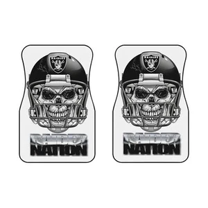 Raiders Car Mats 2 Front - Picture 1 of 4