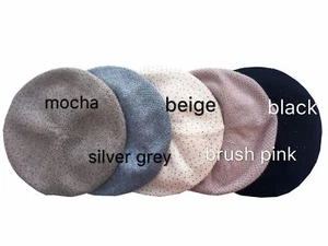 New Fashion Women Cashmere Wool Warm Beret Beanie Hat Cap French Style Gift UK - Picture 1 of 6