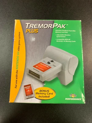 Performace N64 Tremor Pak Plus In Box Complete - Image 1 of 4
