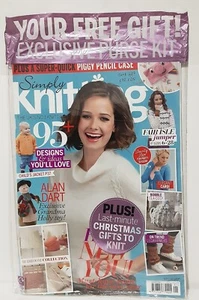 Simply Knitting magazine Jan 2015 Alan Dart Grandma Holly Toy Pattern & more - Picture 1 of 18