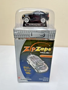 Radio Shack Zip Zaps Micro RC Car Black Ford Mustang Cobra Body Kit Nib 1:64 - Picture 1 of 5
