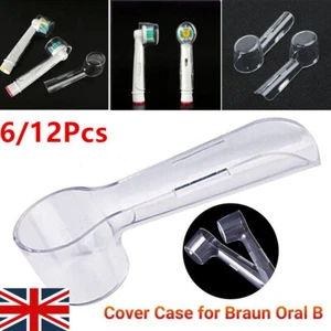 6/12Pcs Electric Toothbrush Head Cover Protective Caps For Oral-B Tooth Brush - Picture 1 of 24