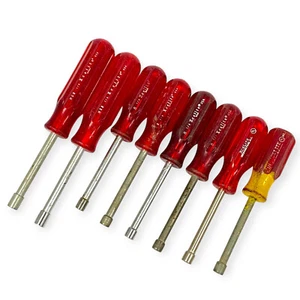 Xcelite Mixed HS8 1/4, 8 1/4, Orchard Park. N.Y. Nut Driver Set, 8 Pcs, USA - Picture 1 of 10