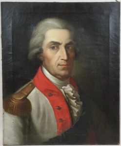Barocker Adeliger Herrenbildnis Portrait Ölgemälde unsigniert 19.Jhd (BG1700) - Bild 1 von 20