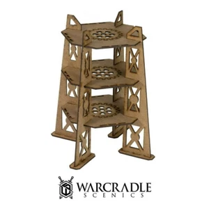 RED BEAM DESIGNS: COMPLEX RED - 3 STOREY TOWER SET - Tabletop #RBD281016 - Picture 1 of 2