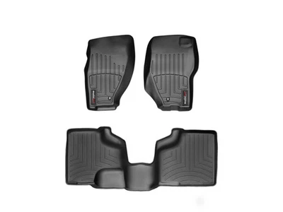 WeatherTech FloorLiner for 2007-2011 Dodge Nitro - 1st & 2nd Row, Black - Image 1 of 4