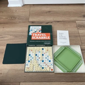 Vintage Spear's Travel Scrabble With Clip-on Tiles Board Game Complete - Picture 1 of 5