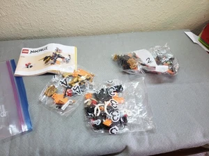 71782 LEGO NINJAGO Cole's Earth Dragon, MISSING Bag #1, (3 New Bags Included) - Picture 1 of 7