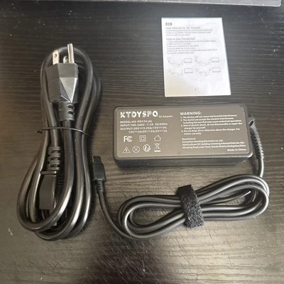 Fast-Charging USB C Laptop Charger - Compatible with HP, Dell, Lenovo Devices - Image 1 of 2