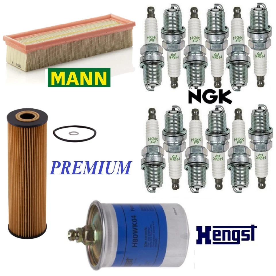 Tune Up Kit Fiters Spark Plugs for Mercedes-Benz 600SEL V12 6.0L 1992-1993 - Image 1 of 1