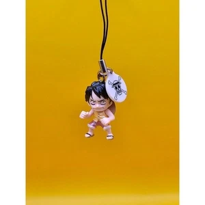 Monkey D. Luffy One Piece x Kura Mini Figure Mascot Charm/ Phone Strap /Keychain - Picture 1 of 4