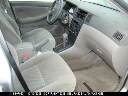 06 TOYOTA COROLLA ASIENTO DELANTERO DERECHO TELA GRIS 3161 Foto 1 de 4