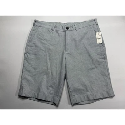 Pantalones Cortos Chinos Brooks Brothers Para Hombre Azul Blanco Rayas 10" Nuevos con Etiquetas - Talla 34 (34x10) Foto 1 de 4