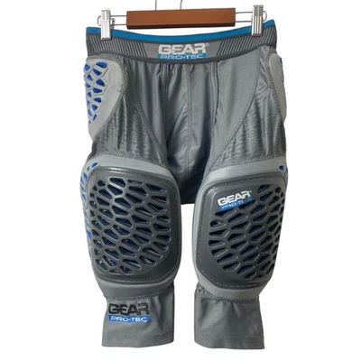 Pantalones de fútbol Gear Pro-Tec para hombre M gris BSN faja deportiva 5 almohadillas protectoras Foto 1 de 4