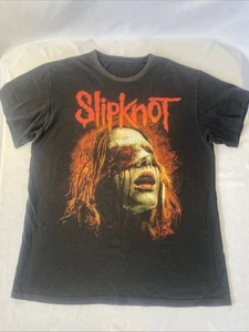 2000s Slipknot Blindfolded Girl T shirt Large Front And Back Faded Metal Gothic - Picture 1 of 9