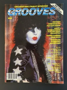 Grooves Magazine KISS Van Halen Poster Intact May 1979 - Picture 1 of 4