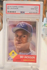 2018 Topps Living Set #70 Bo Jackson PSA 10 - Imagen 1 de 2