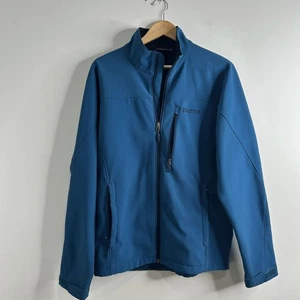 Marmot Jacket Womens Medium Blue Softshell Full Zip Water Resistant Outdoor Coat - Picture 1 of 11