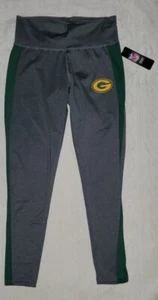 NFL Team Apparel Damen Green Bay Packers LOGO Leggings Neu mit Etikett grau & grün Large L - Bild 1 von 12