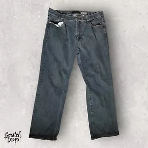 Aeropostale Herren Slim Straight Jeans 36x32 Dark Wash Denim Classic Fit SKU51 - Bild 1 von 3