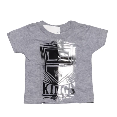 LA Kings Stanley Cup Champions Niño Bebé Niños Gris NHL Camiseta Camiseta Foto 1 de 2