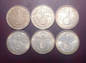 1937 5 Mark Full Year Set - Picture 1 of 2
