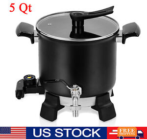 Wax Melter for Candle Making Ideal for Small-Scale Commercial or Home Use, 5 Qt