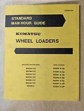 Komatsu Wheel Loaders, Standard Man-Hour Guide, See photo for S/N ranges 6/1991
